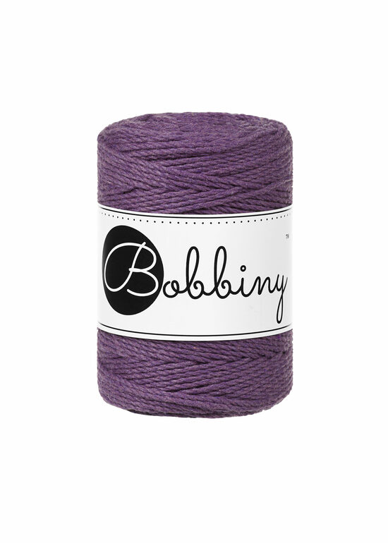 Makramē virve 3PLY - Violet